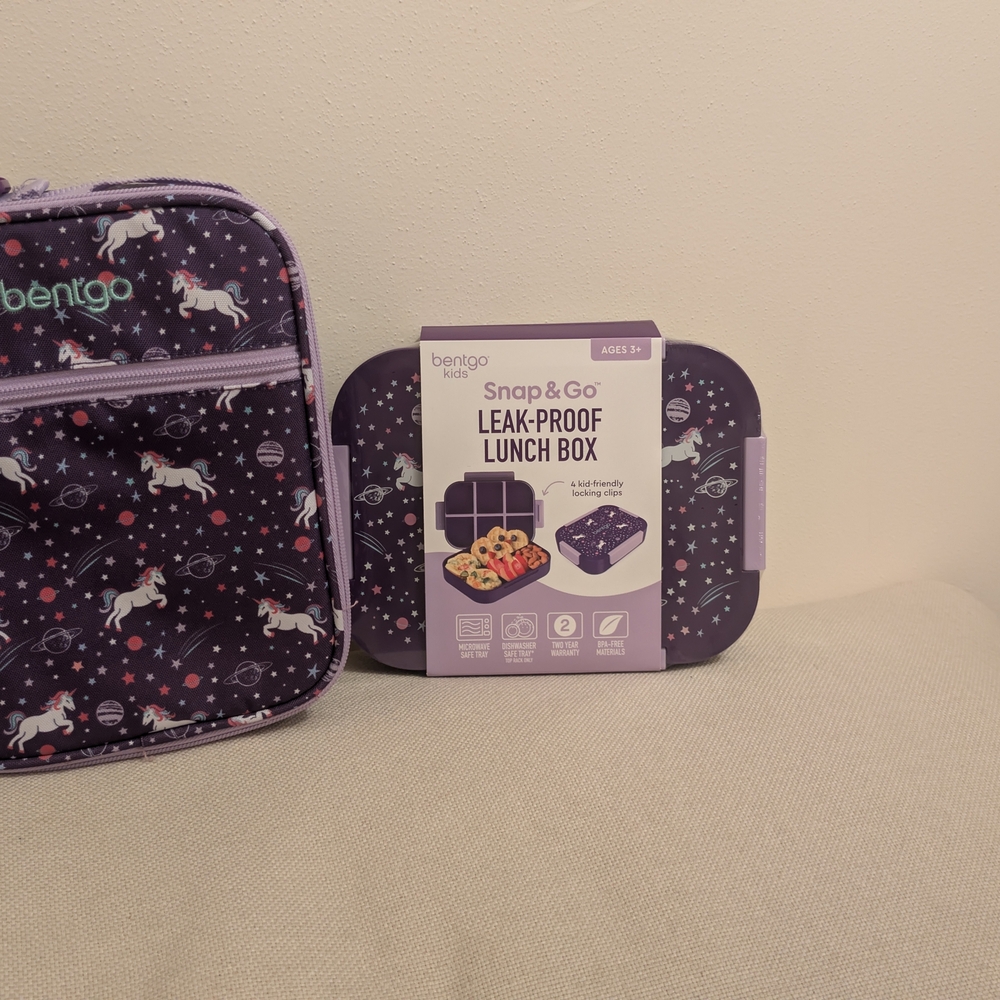 Bentgo Kids Purple Leak-Proof Lunch Box - Picture 2 of 10